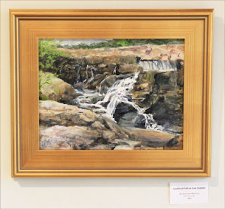 Waterfall painting Southbury Connecticut artist Betty Ann Medeiros