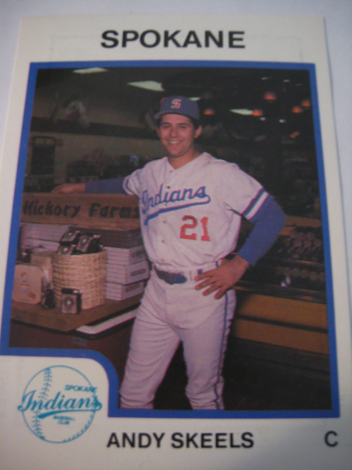 Baseball Cards Come to Life! 1987 Spokane Indians at the Mall Andy