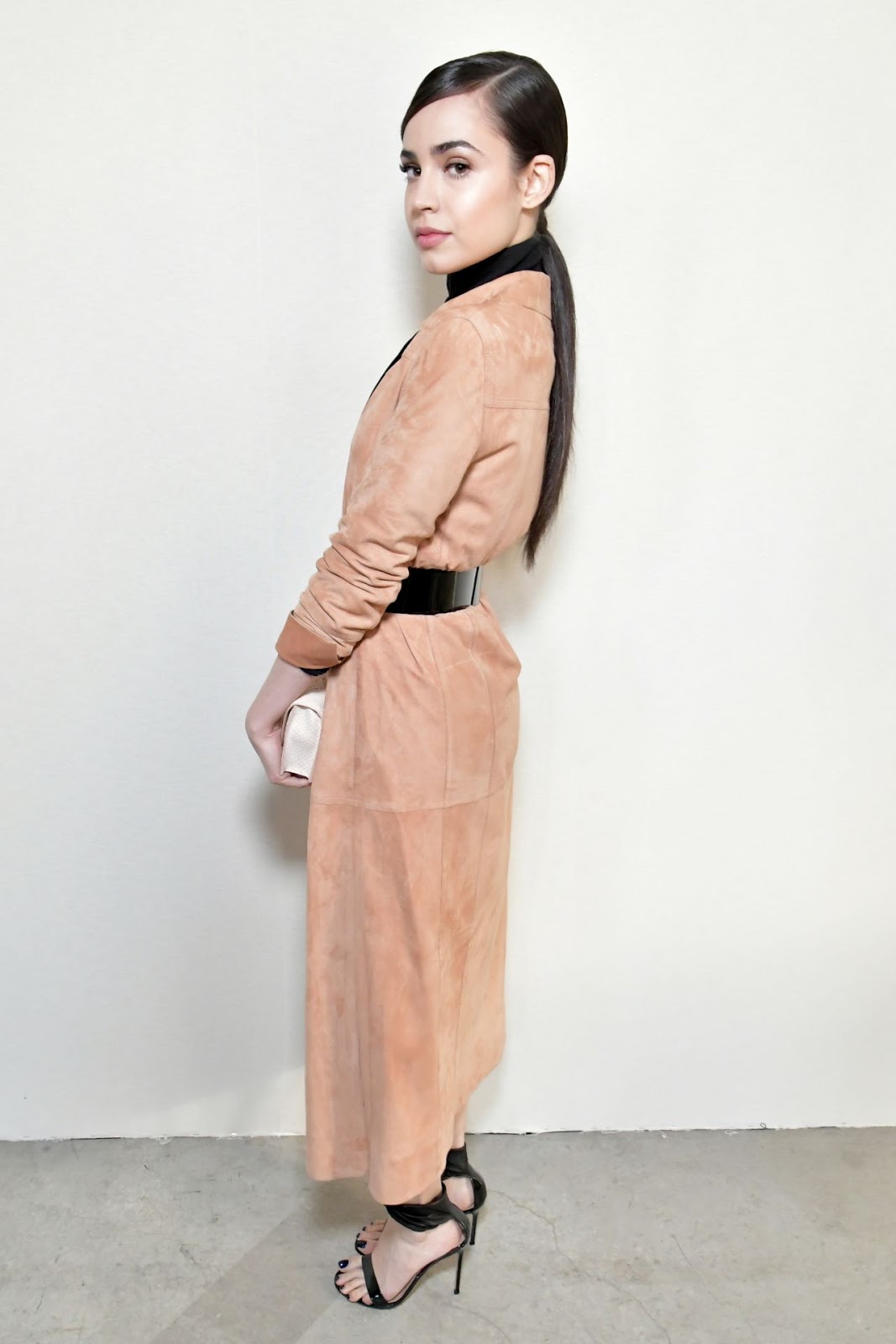 Sofia Carson Web: Paris Fashion Week "Akris"