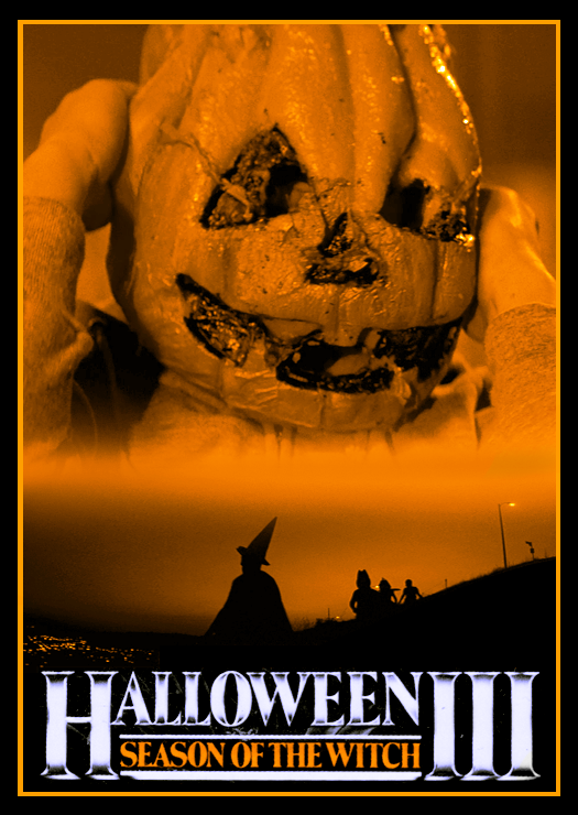 The Horrors of Halloween Orange and Black HALLOWEEN Posters