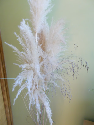 Cortaderia and miscanthus sinensis in a vase for winter Green Fingered Blog