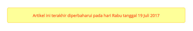 Cara Membuat Informasi Tentang Pembaruan Artikel Cara Membuat Informasi Tentang Pembaruan Artikel