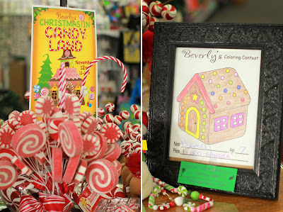 Candyland Ornaments and Coloring Page