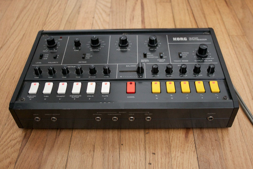 MATRIXSYNTH: Korg X-911 Vintage Guitar Synthesizer SN 272832