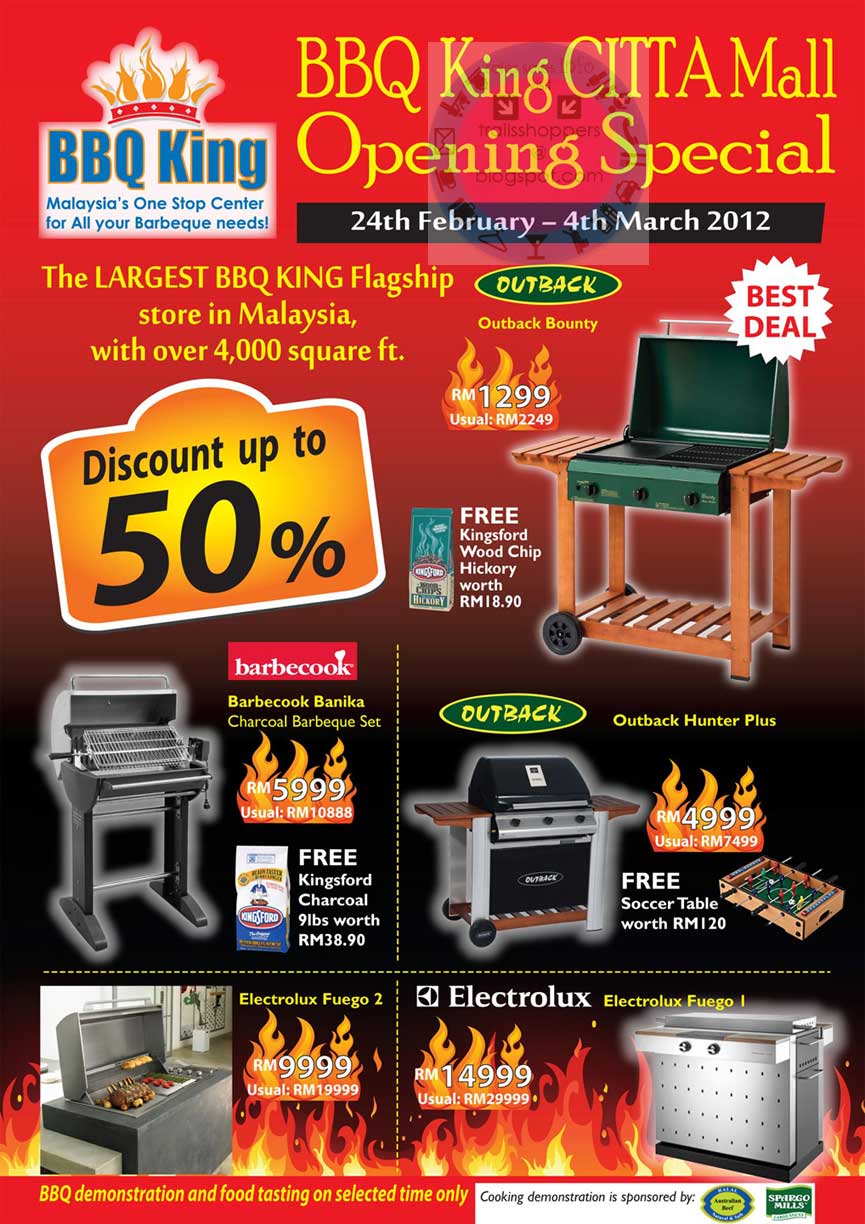 BBQ King Opening Special till 4 MAR 2012 Online