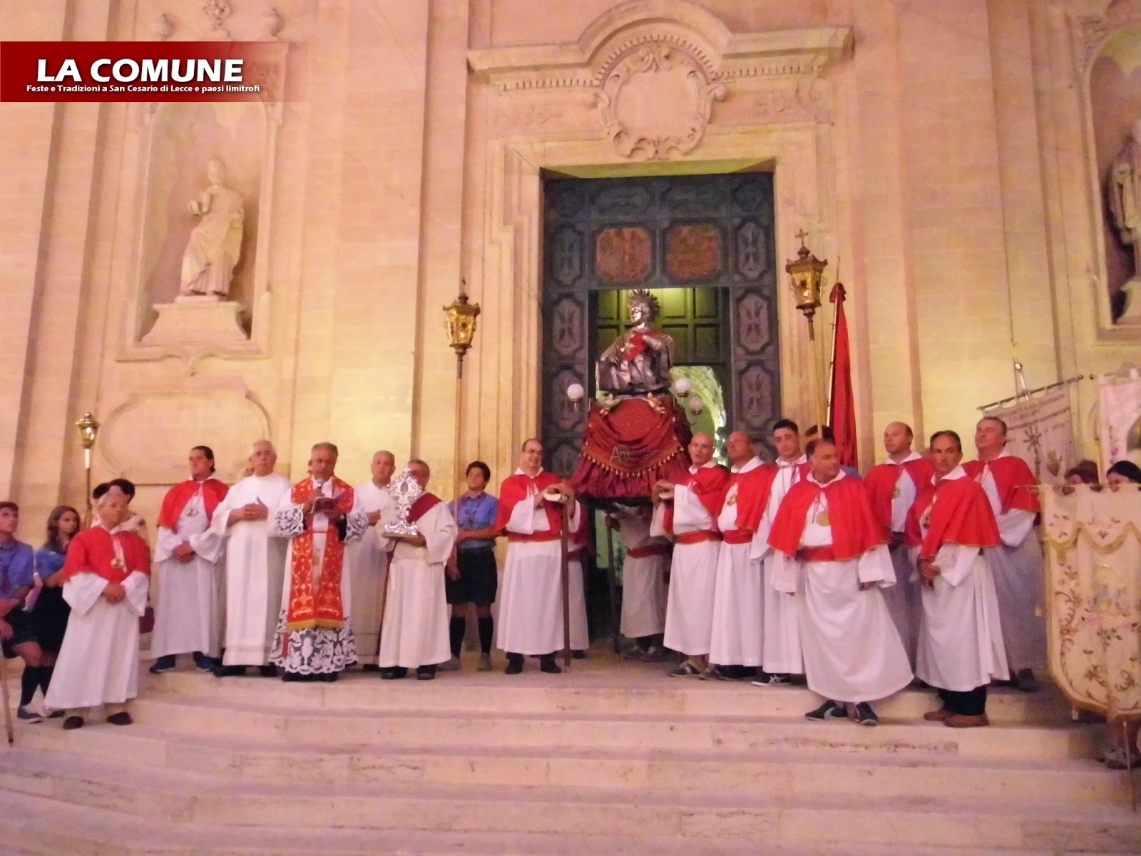 SAN CESARIO DI LECCE IN FESTA PER IL SANTO PATRONO.