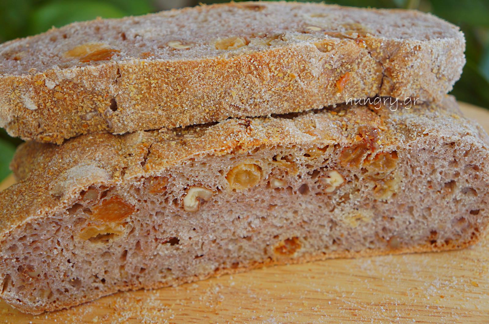 Kitchen Stories No Knead Walnut Raisin Bread