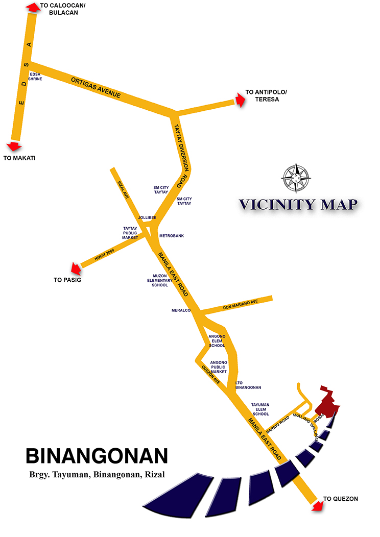Binangonan Rizal Map