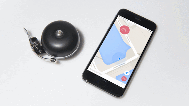 A Bell Which Finds Your Bicycle Via App
