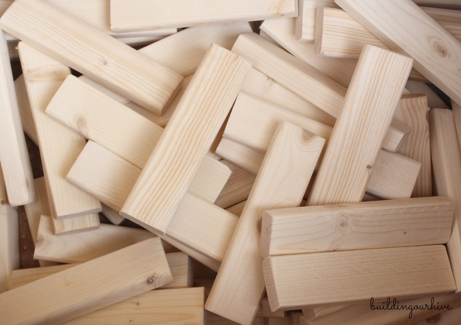 Building Our Hive Super Size Jenga