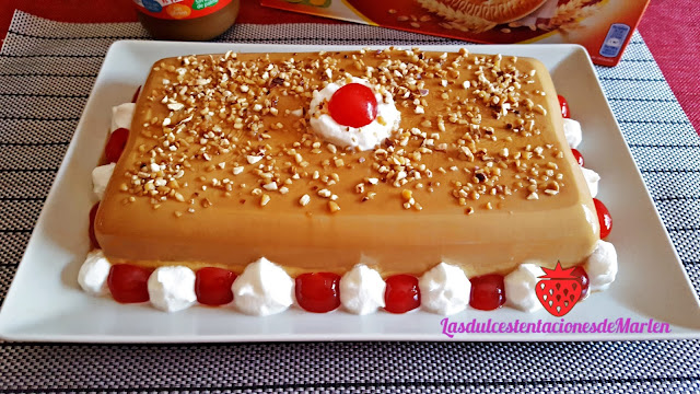 Tarta-Flan de Dulce de Leche y Galletas