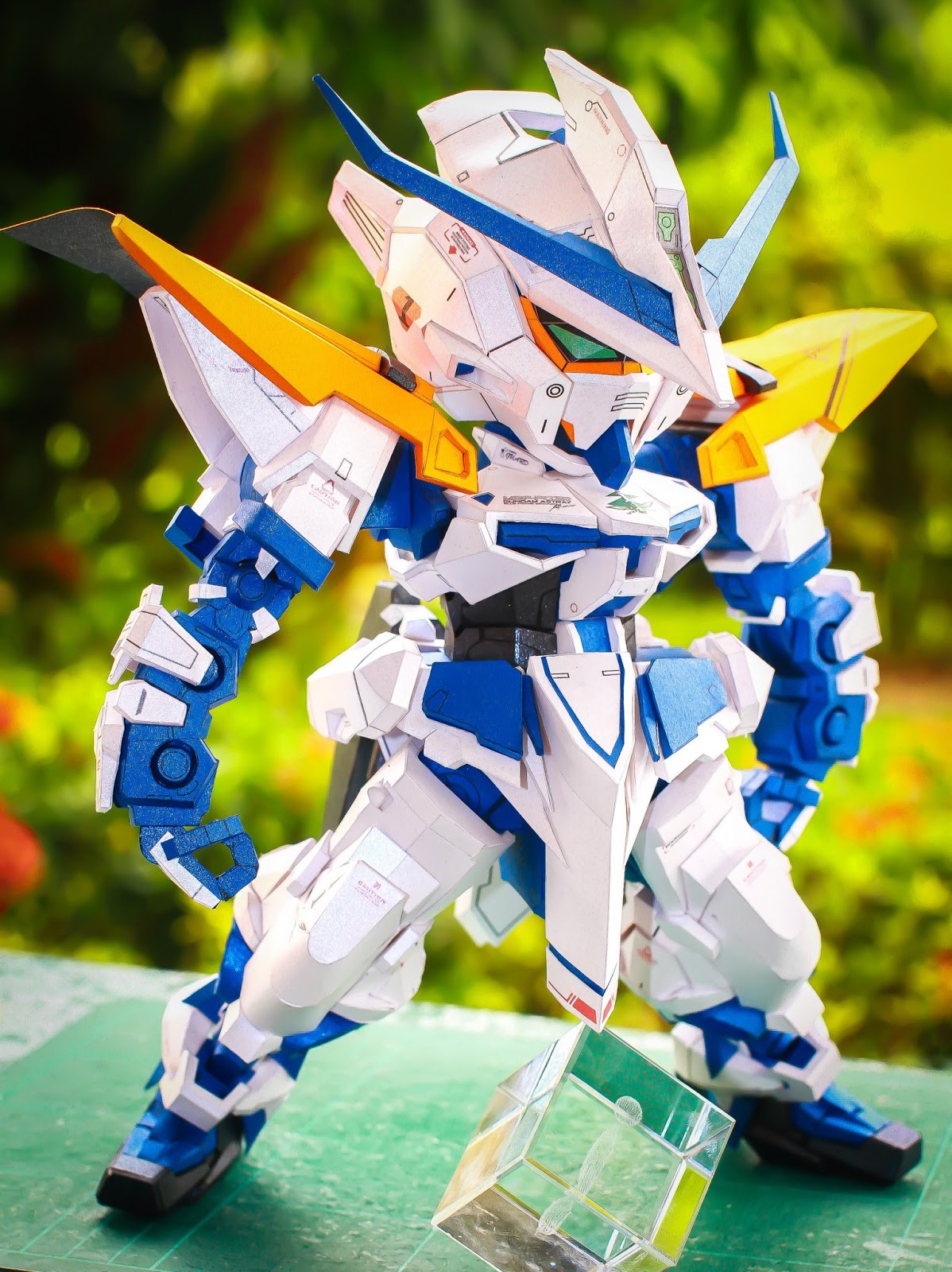 GUNDAM GUY: Gundam Papercraft: SD Gundam Astray Blue Frame 2nd Revise