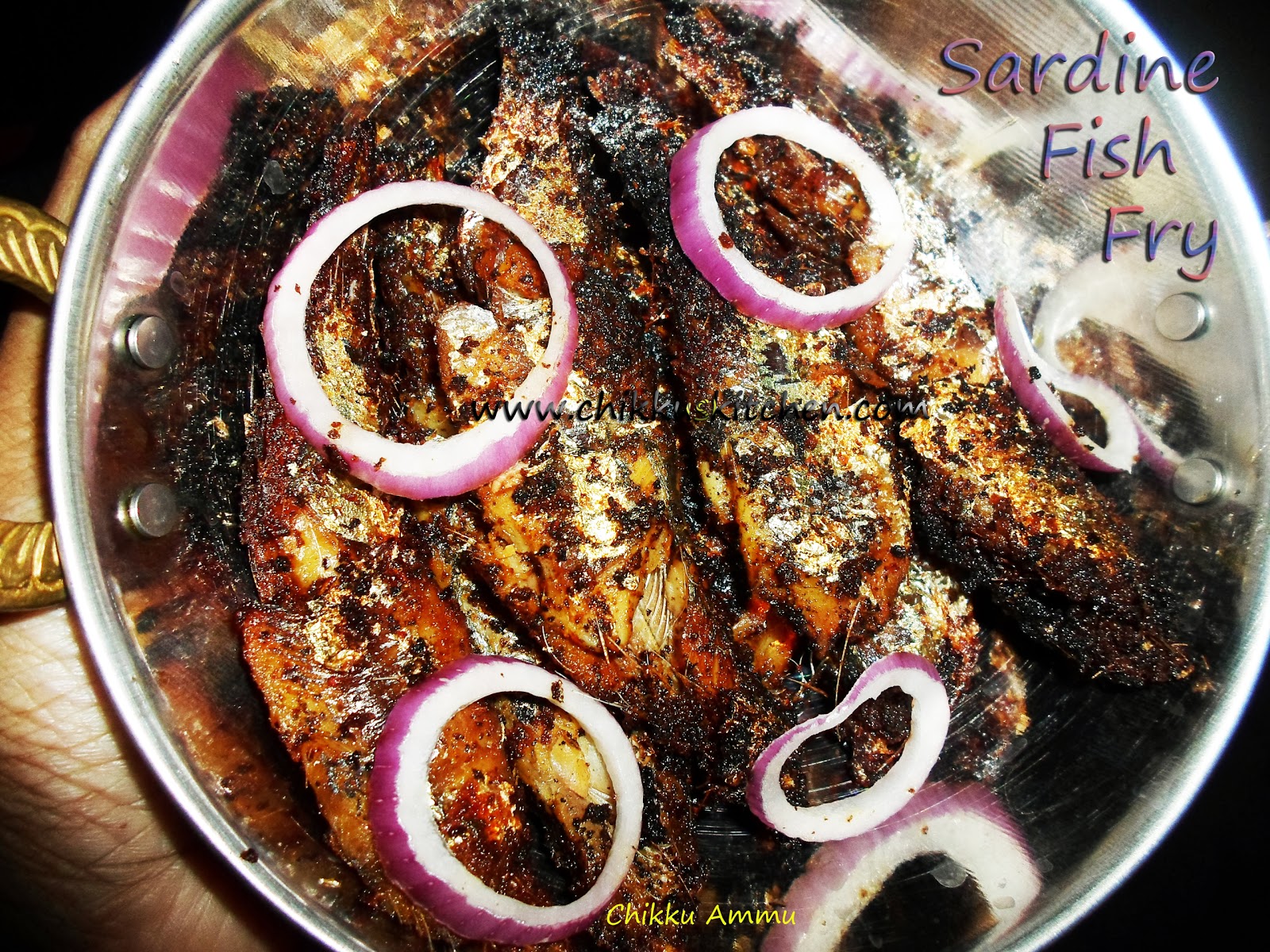 Chikkus Kitchen Sardine Fish Fry Recipe / White sardine(oil sardine