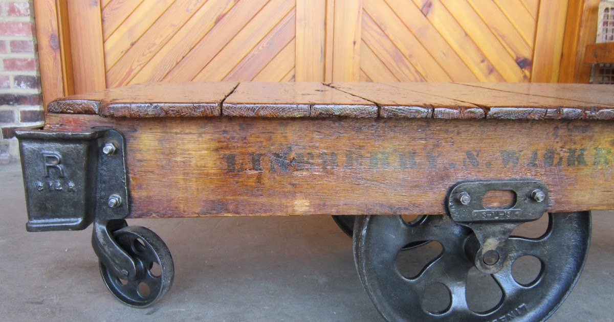 Antique Furniture Factory Cart Coffee Tables Factory Cart coffee table
