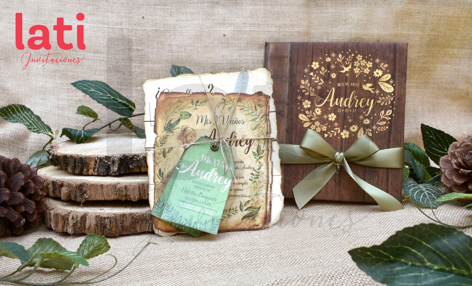 Latí Momentos Invitación XV bosque encantado