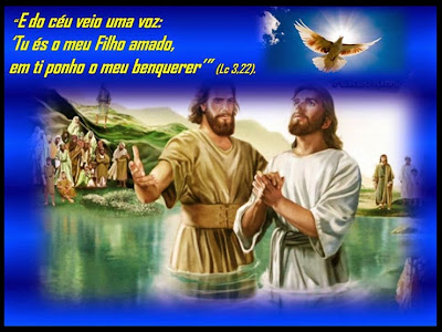 Resultado de imagem para Tu és o meu Filho amado, em ti ponho meu bem-querer”.