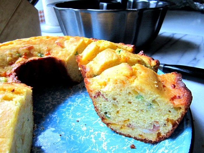 Best Cornbread Bundt with Bacon & Jalapenos
