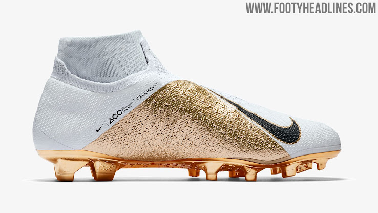 nike phantom white and gold