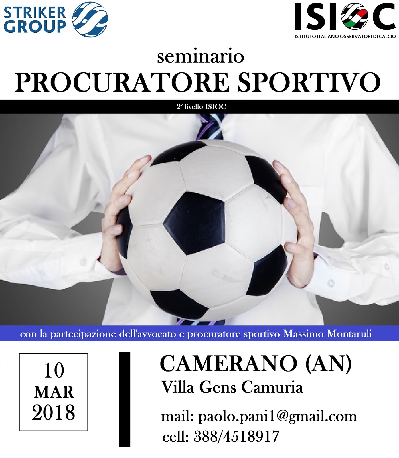 SEMINARIO PROCURATORE SPORTIVO ANCONA Striker Group