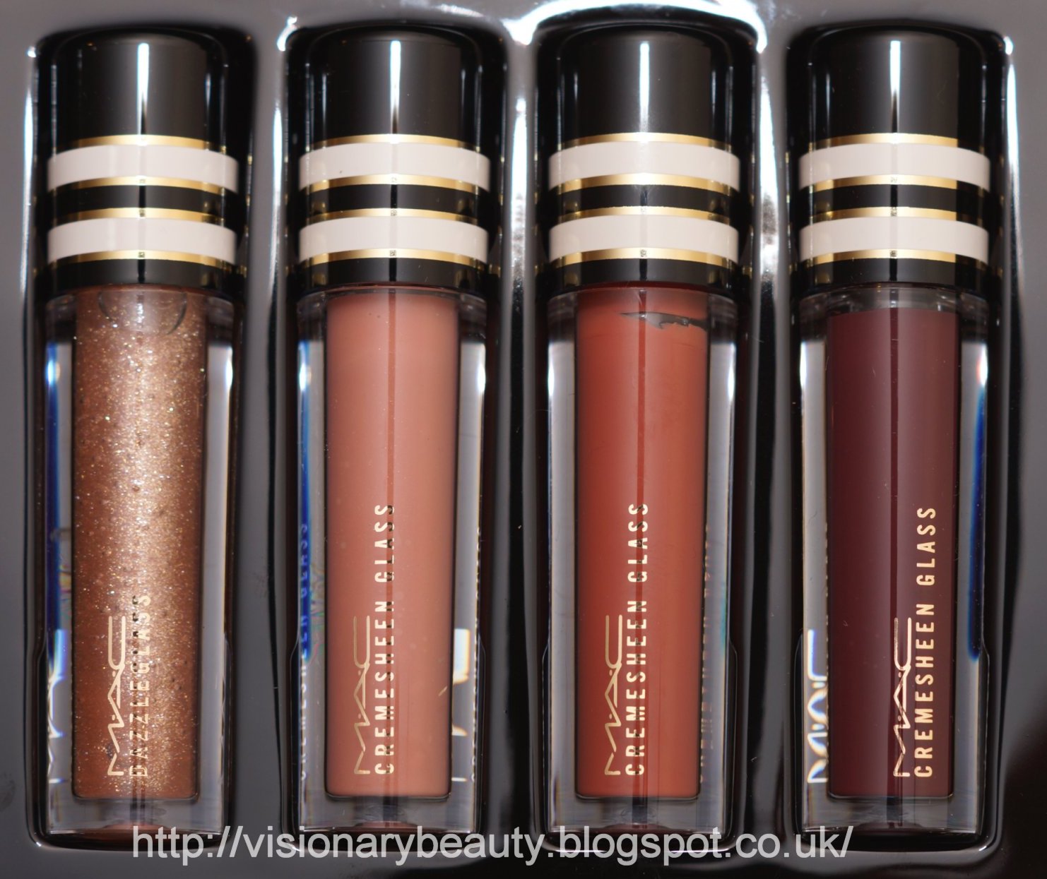 Visionary Beauty MAC Holiday Nocturnals Lip Gloss set & Mineralize blush from the Divine Night