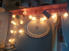 Fairy lights in the kitchen
