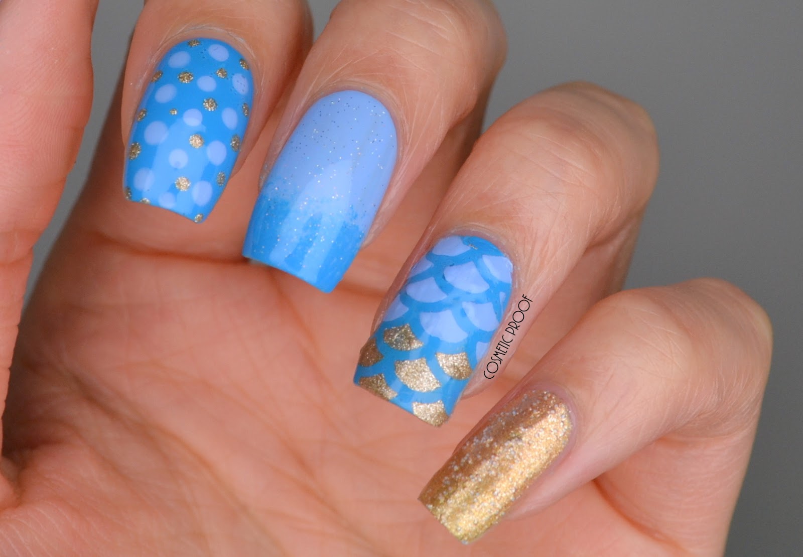 NAILS, BCD NAIL ART CHALLENGE WEEK 11 - The Blue Skittlette #BCDNAILS, Cosmetic Proof
