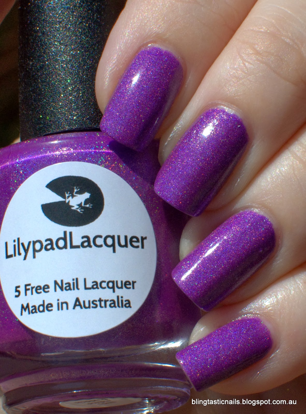 Lilypad Lacquer Popping Purple