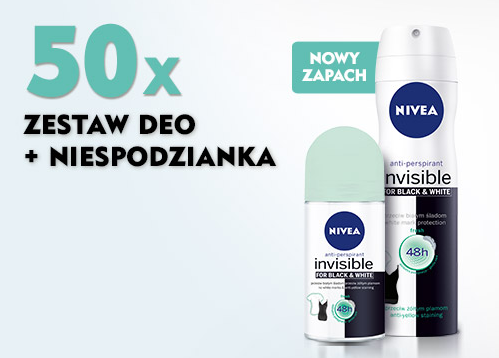 Wygraj 1 z 50 zestawów kosmetyków Nivea + niespodzianka Konkurs