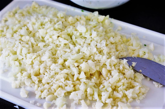 Chopped Cauliflower for Cauliflower Mashed Potatoes Image