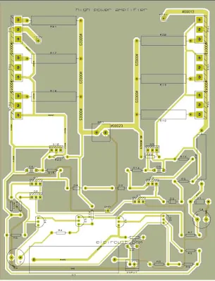 PCB Layout design Power AMplifier MJL21194