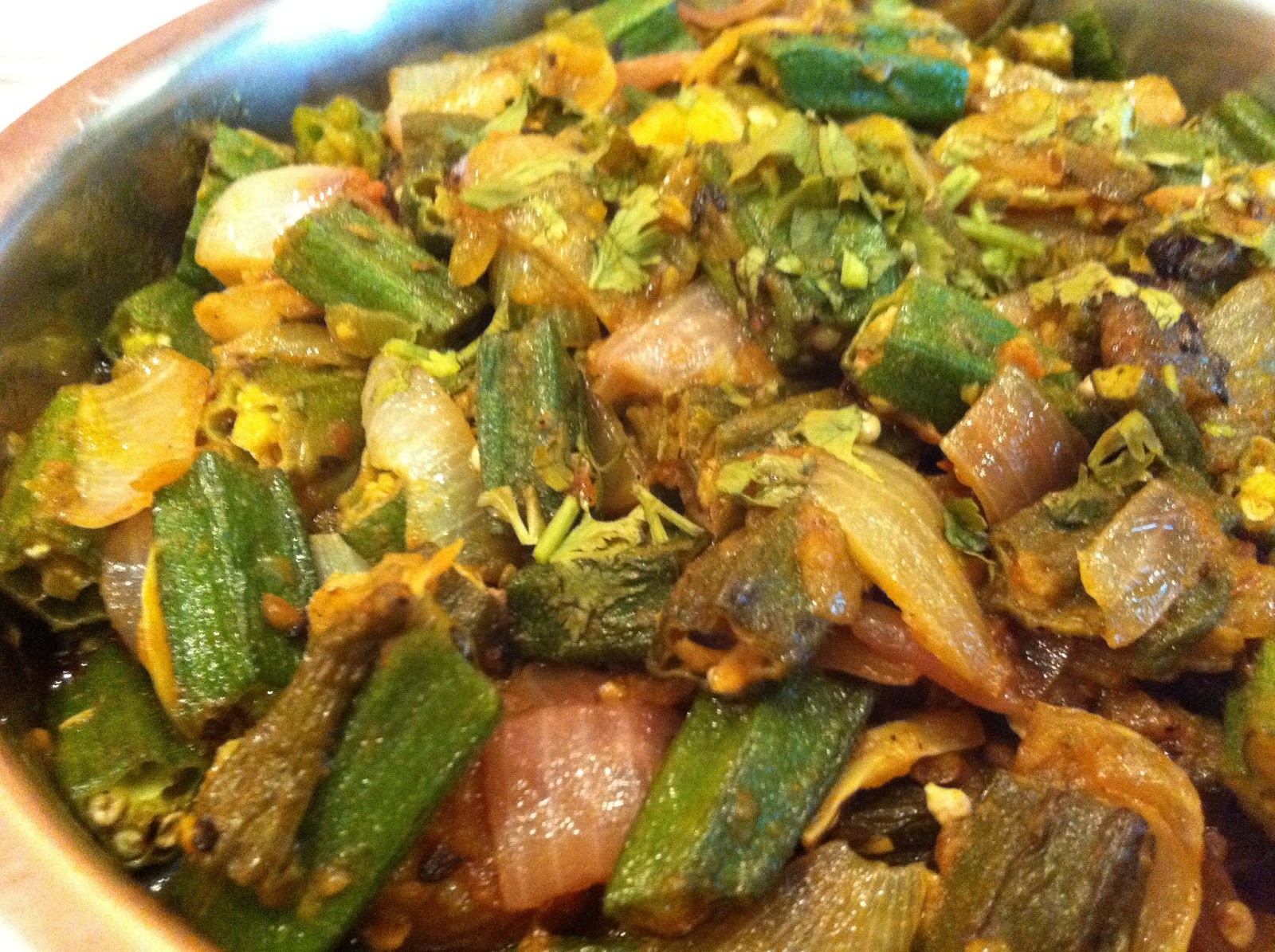 Street Food Warms Your Heart Cauliflower & Lady's Fingers Vegetable