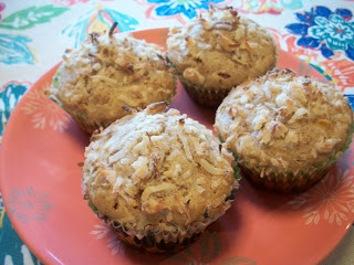 Featured Recipe | Mango Coconut Muffins from Cook With Sara #breakfast #recipe #muffins #mango #coconut #SecretRecipeClub