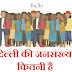 दिल्ली की जनसँख्या कितनी है? Delhi ki jansankhya kitni hai