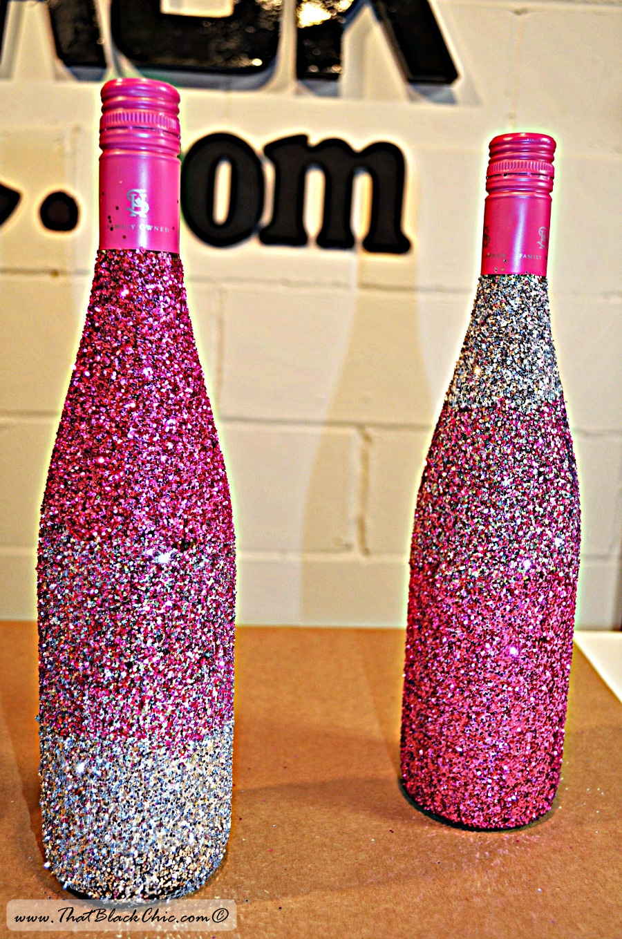 DIY TIME POPPIN' THE GLITTER BOTTLE That Black Chic
