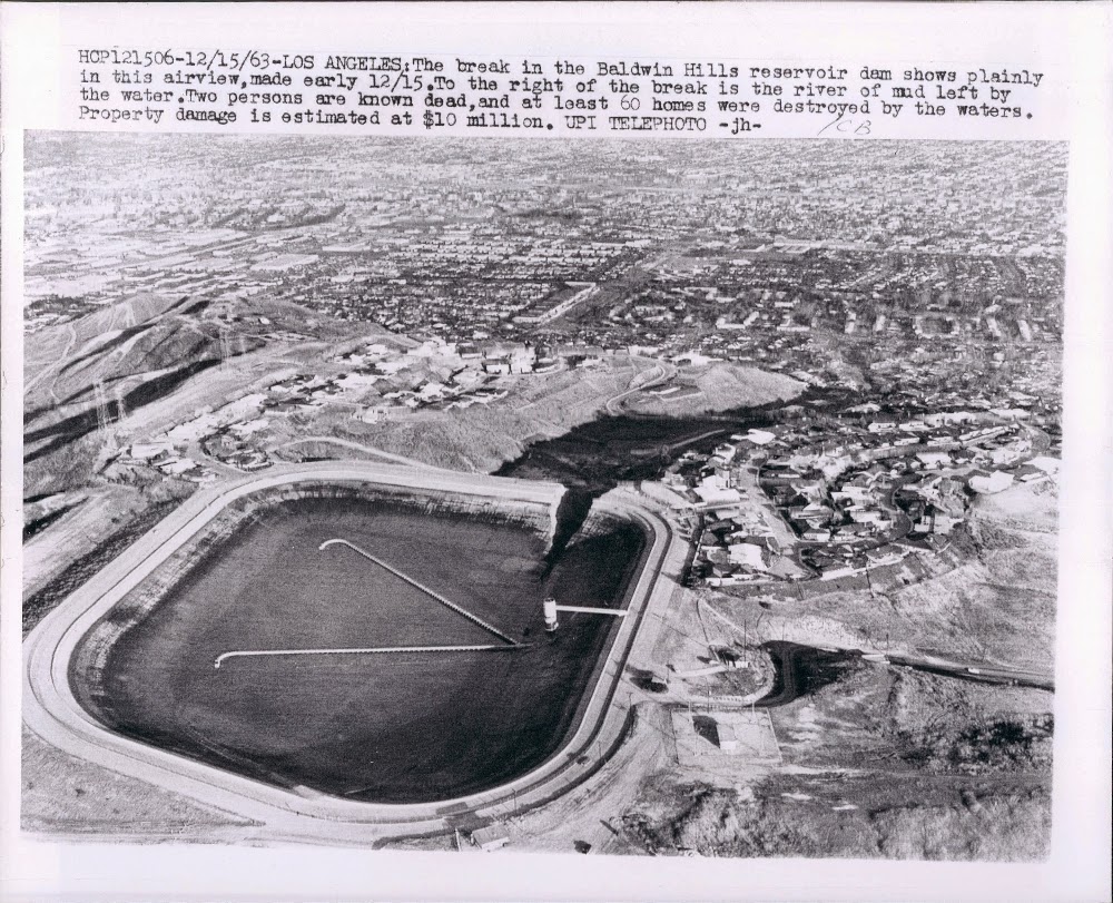 Los Angeles Files Historical Photos of Baldwin Hills Reservoir