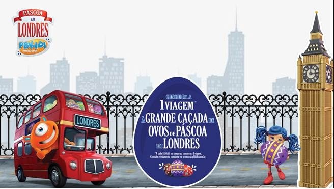 PBKIDS vai sortear uma viagem à Caça aos ovos de Páscoa em Londres PBKIDS vai sortear uma viagem à Caça aos ovos de Páscoa em Londres