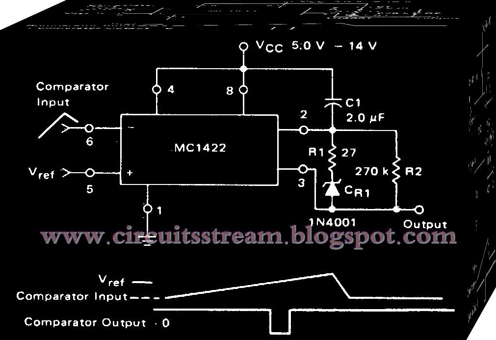 Comparator with time out Circuit Diagram | Electronic Circuits Diagram