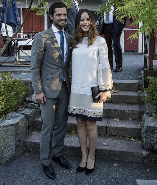Prince Carl Philip and Princess Sofia Hellqvist at the Swedish Local Heritage Federation 100th anniversary ceremony. Sofia Hellqvist Style