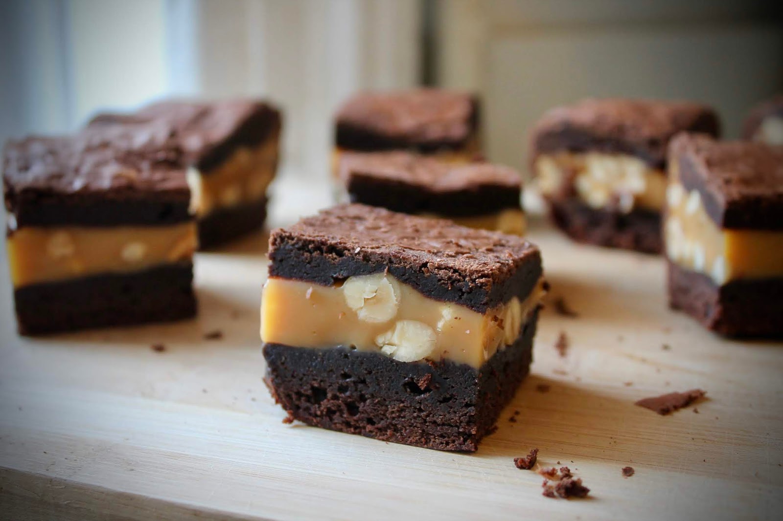 GlutenFree Snickers Brownies