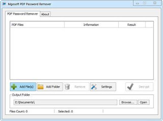 Mgosoft PDF Password Remover v9.3.52 Portable   1111111111111