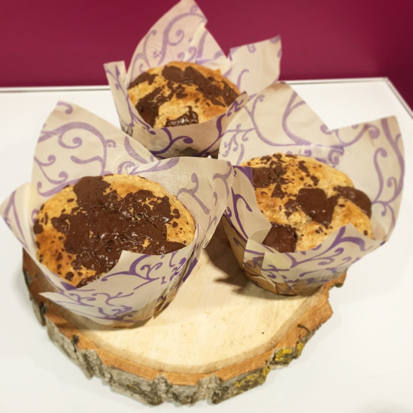 Dulce Muffin Muffins fitness de plátano