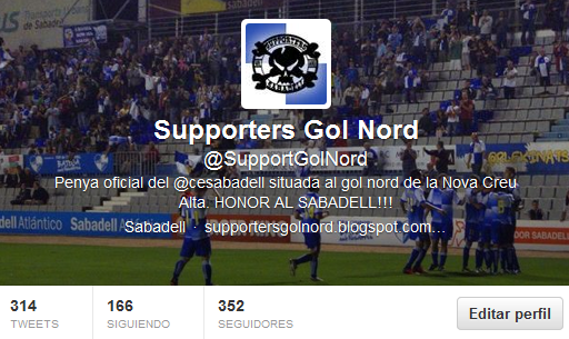 Twitter Oficial Supporters Gol Nord