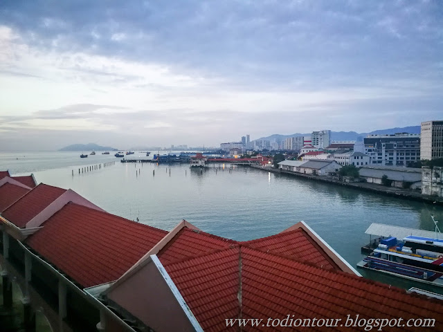 Pulau Penang Malaysia, der Hafen in Georgetown