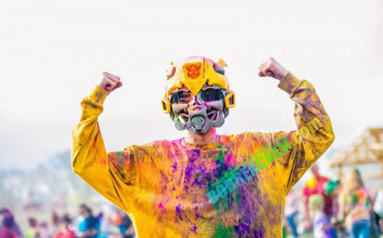 Foto Foto Festival Holi, Pesta Warna Terbesar di Dunia