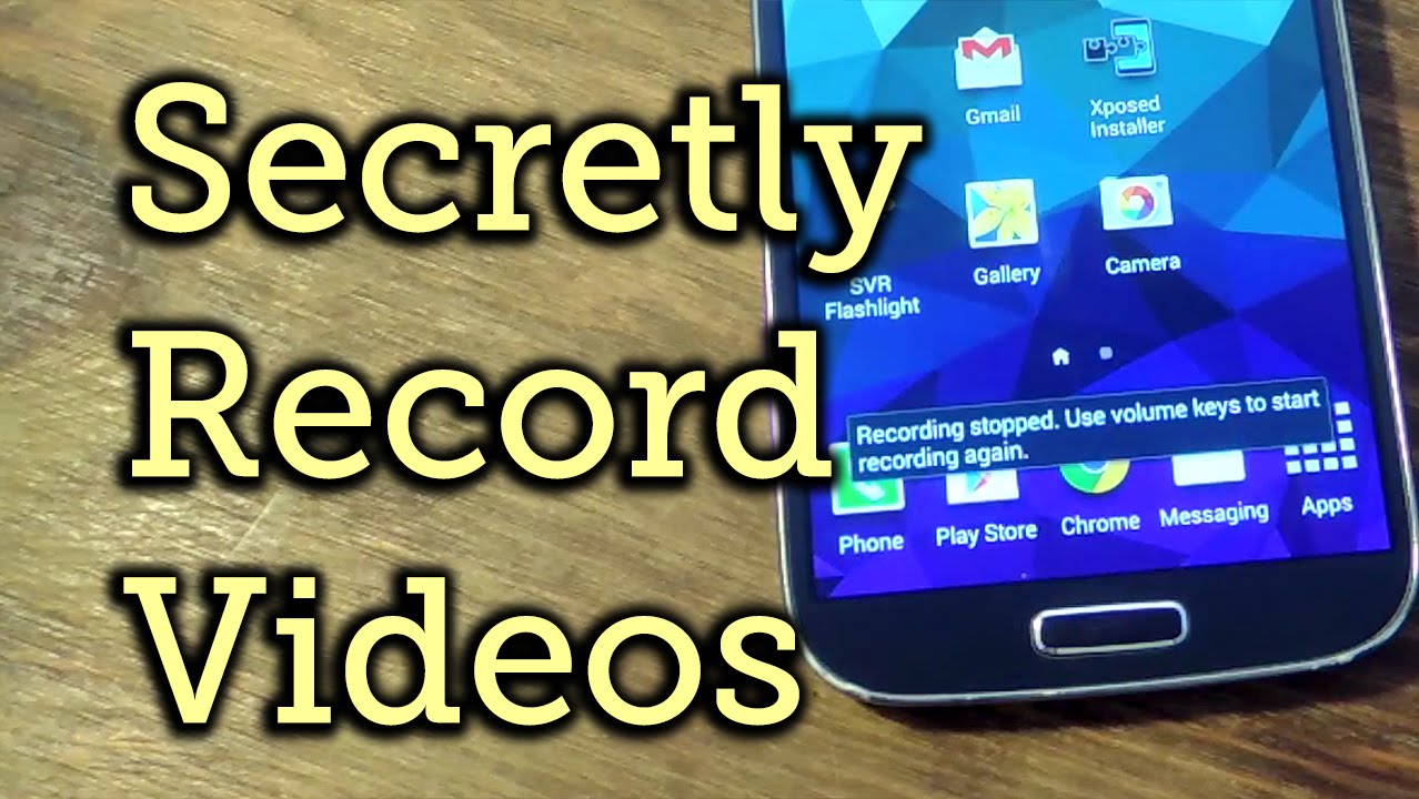 How to Secretly Record Videos in Android Mobile IEMhacker