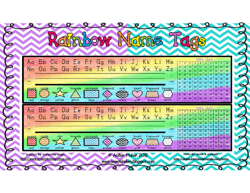 Sweet Kinders Rainbow Name Tags sweet-kinders-rainbow-name-tags