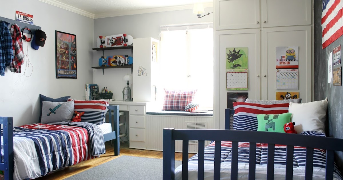 Back To School Boy's Bedroom Makeover - The Wicker House