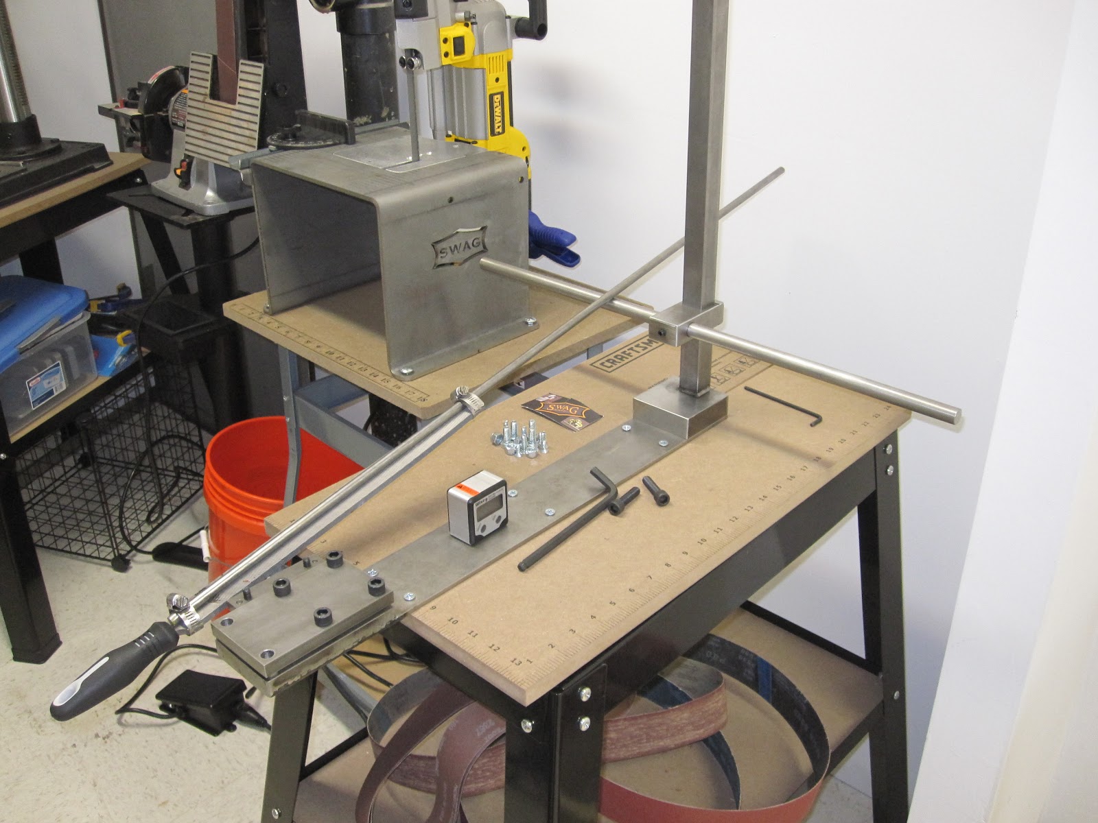 Using a Jig with a file to bevel. Giving me issues