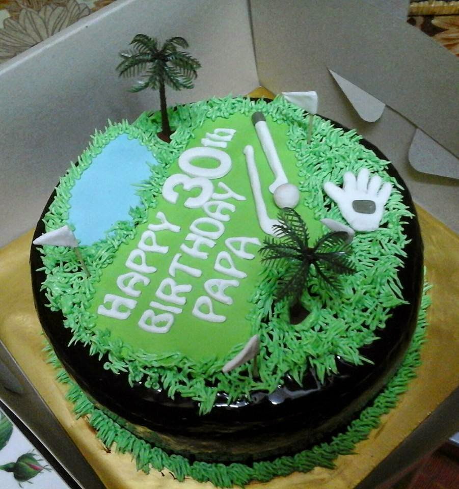 My Kitchen Diary INDULGENCE CAKE GOLF THEME