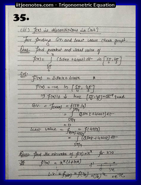 trigonometric equation notes download kare7